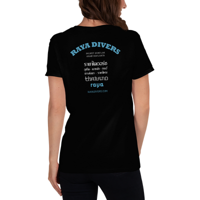 T-shirt Dam "GO DEEP OR GO HOME"